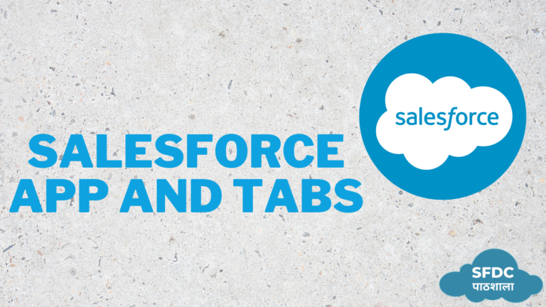 Salesforce App and tabs