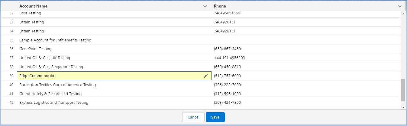 Inline Edit Data Table with Refresh View in LWC - SFDC Pathshala